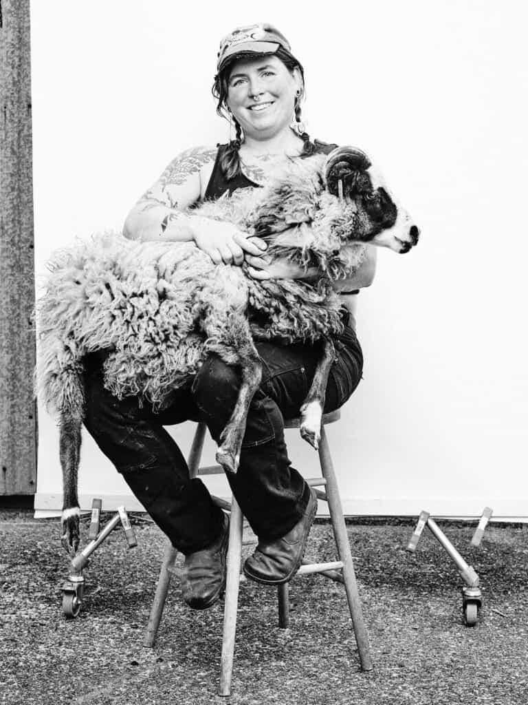 Fifth-generation farmer in the Nisqually Valley (Withywindle Valley Farm).