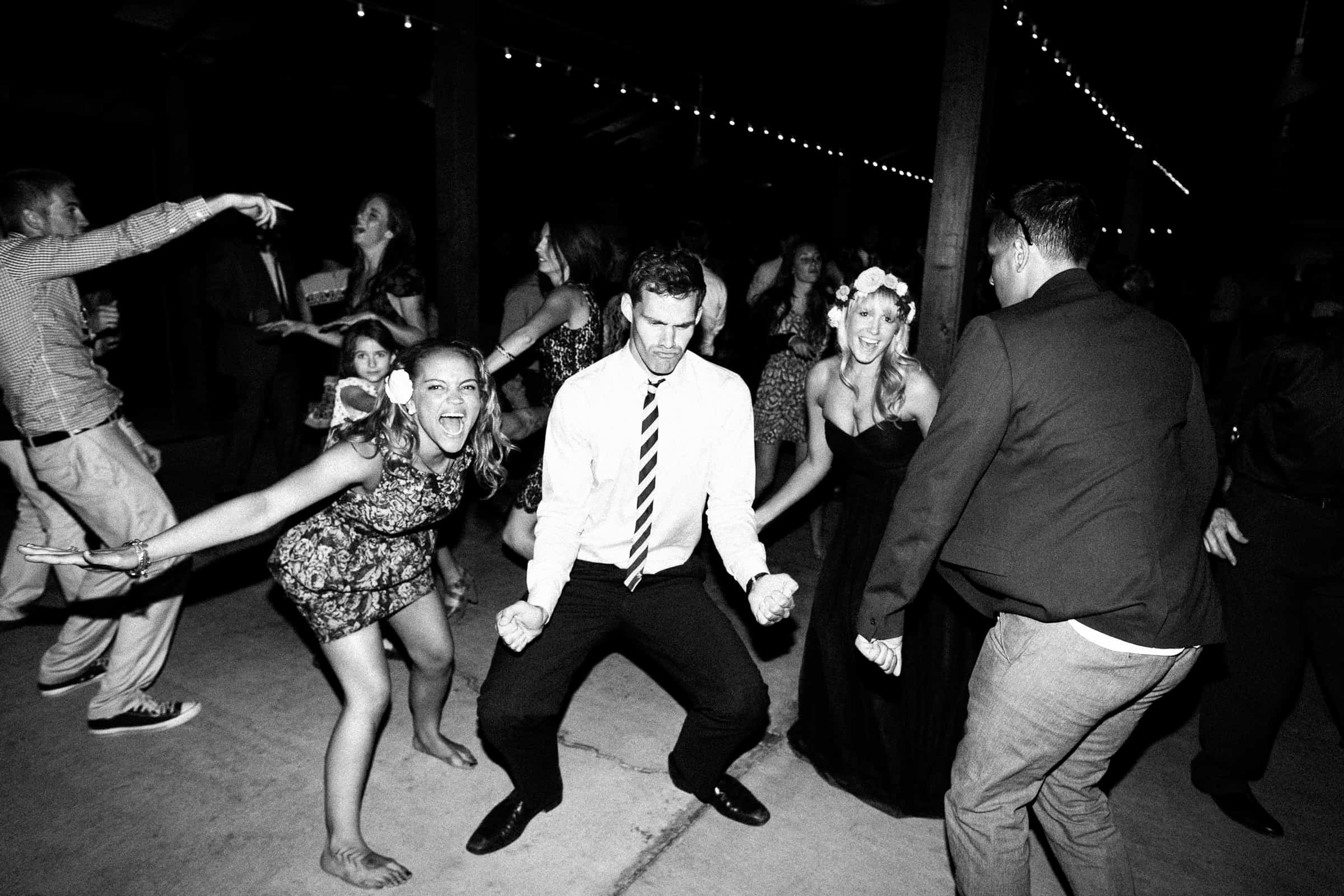reception funny dancing