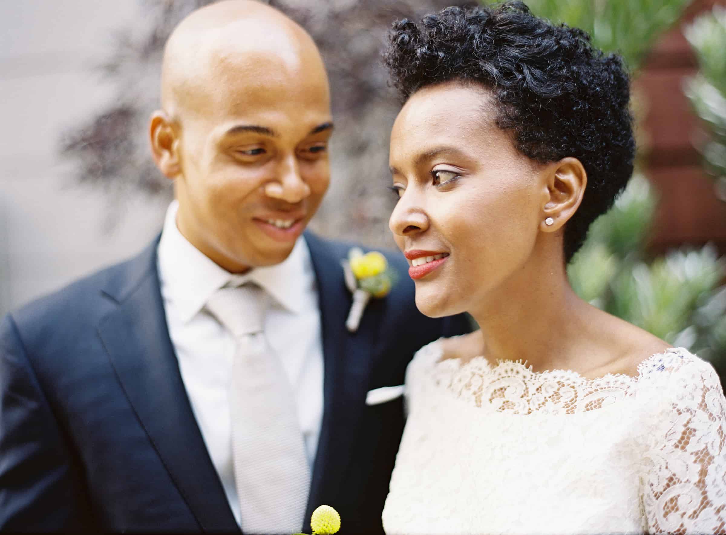 afrian american bride and jamaican groom