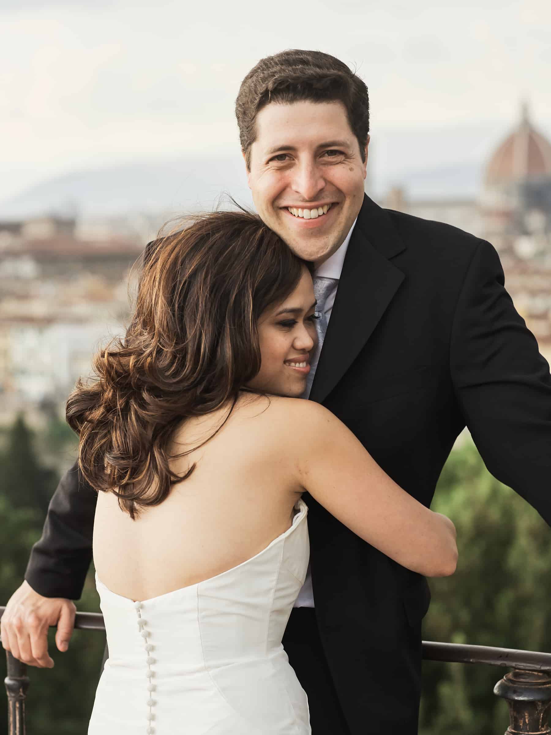 destination wedding portrait in Italy